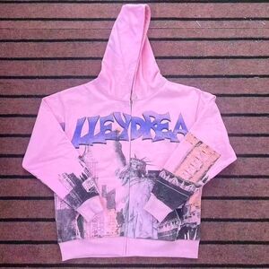 Heydream Pink Graphic Hoodie